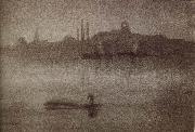 James Abbot McNeill Whistler Nocturne oil